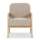 Safavieh Roslina Boucle Accent Chair Light Brown / Natural SFV6106B