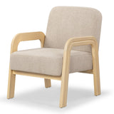 Safavieh Roslina Boucle Accent Chair Light Brown / Natural SFV6106B