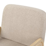 Safavieh Roslina Boucle Accent Chair Light Brown / Natural SFV6106B