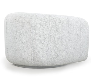 Safavieh Demetri Boucle Swivel Chair White / Black SFV6108A