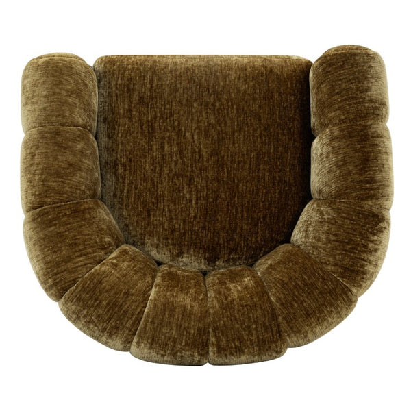 Safavieh Demetri Chenille Swivel Accent Chair Foam Padded Seat for Living Room Comfort Gold SFV6108C
