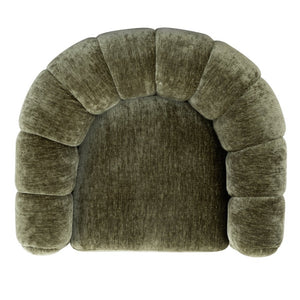 Safavieh Demetri Chenille Swivel Accent Chair Foam Padded Seat for Living Room Comfort Green SFV6108D