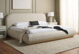 Safavieh Jennabryanna Boucle Queen Bed Tan / Natural SFV6111A-Q-2BX