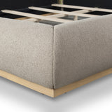 Safavieh Jennabryanna Boucle Queen Bed Light Brown / Natural SFV6111B-Q-2BX