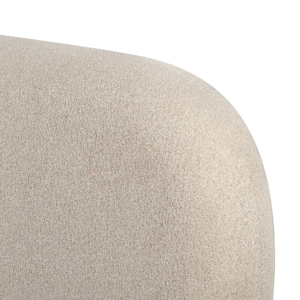 Safavieh Jennabryanna Boucle Queen Bed Light Brown / Natural SFV6111B-Q-2BX