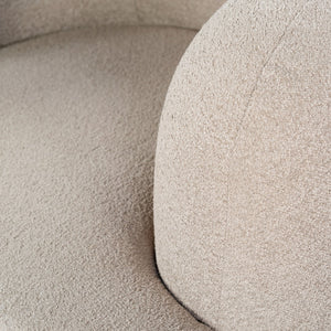 Safavieh Oscar Boucle Accent Chair Light Brown ,Natural Wood ,Foam ,Fabric, Ashwood ,Plywood Sfv6113B