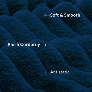 Safavieh Lynzie Elegant Channel Tufted Storage Bench - Soft Fabric, Stylish Design For Modern Living Spaces Navy Wood ,Metal ,Foam ,Fabric Sfv6114c