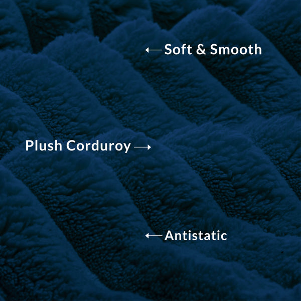 Safavieh Lynzie Elegant Channel Tufted Storage Bench - Soft Fabric, Stylish Design For Modern Living Spaces Navy Wood ,Metal ,Foam ,Fabric Sfv6114c