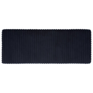 Safavieh Lynzie Elegant Channel Tufted Storage Bench - Soft Fabric, Stylish Design For Modern Living Spaces Navy Wood ,Metal ,Foam ,Fabric Sfv6114c