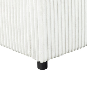 Safavieh Mallika Channel Tufted King Bed – Elegant Ivory & Black Design For A Luxurious Bedroom Retreat Ivory ,Black Wood ,Foam ,Fabric Sfv6117a-k-2bx