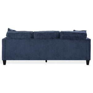 Taylyn Chenille 3-Seat Sofa With Tailored Silhouette, Deep Seating & Durable Solid Wood Frame