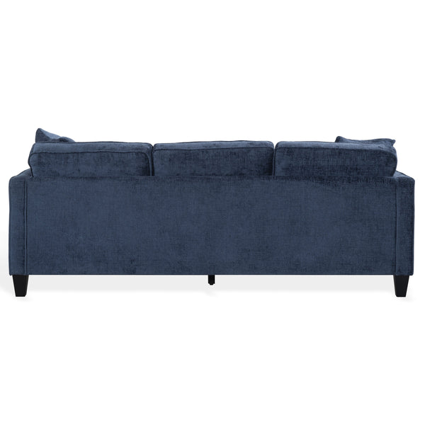 Taylyn Chenille 3-Seat Sofa With Tailored Silhouette, Deep Seating & Durable Solid Wood Frame