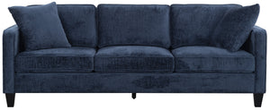 Taylyn Chenille 3-Seat Sofa With Tailored Silhouette, Deep Seating & Durable Solid Wood Frame