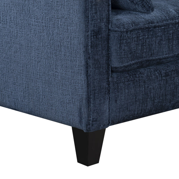 Taylyn Chenille 3-Seat Sofa With Tailored Silhouette, Deep Seating & Durable Solid Wood Frame