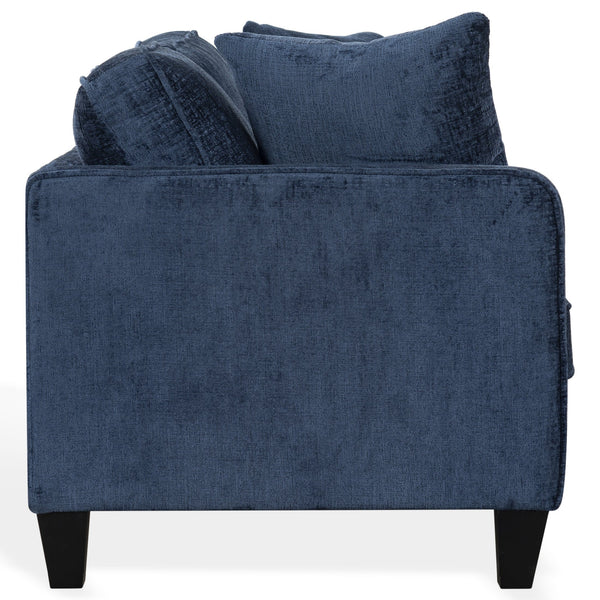 Taylyn Chenille 3-Seat Sofa With Tailored Silhouette, Deep Seating & Durable Solid Wood Frame