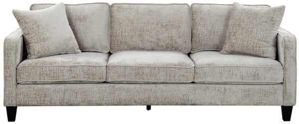 Taylyn Chenille 3-Seat Sofa With Tailored Silhouette, Deep Seating & Durable Solid Wood Frame