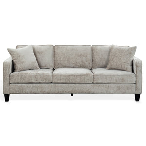 Taylyn Chenille 3-Seat Sofa With Tailored Silhouette, Deep Seating & Durable Solid Wood Frame