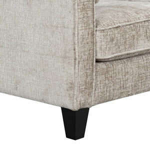 Taylyn Chenille 3-Seat Sofa With Tailored Silhouette, Deep Seating & Durable Solid Wood Frame