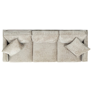 Taylyn Chenille 3-Seat Sofa With Tailored Silhouette, Deep Seating & Durable Solid Wood Frame