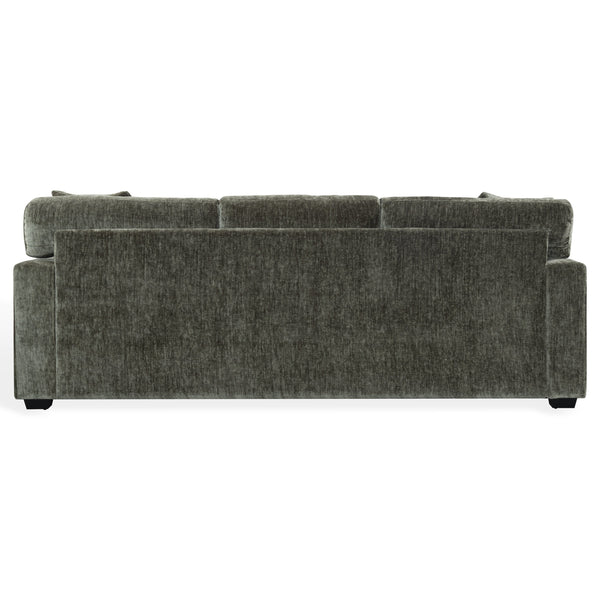 Vasquez Chenille Three-Seat Sofa With High-Resilience Foam Core, Textured Upholstery, Timeless Style