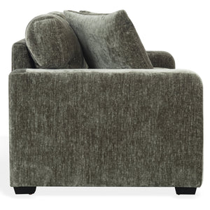 Vasquez Chenille Three-Seat Sofa With High-Resilience Foam Core, Textured Upholstery, Timeless Style