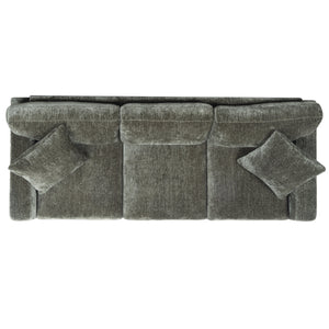 Vasquez Chenille Three-Seat Sofa With High-Resilience Foam Core, Textured Upholstery, Timeless Style