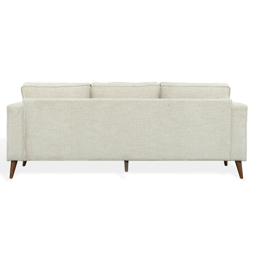 Robertson Chenille Three-Seat Sofa With Solid Wood Frame, Plush High-Density Cushions, Versatile Style