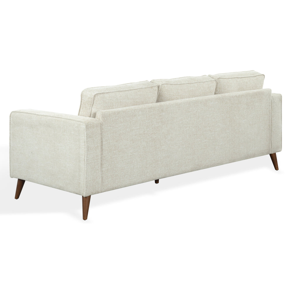 Robertson Chenille Three-Seat Sofa With Solid Wood Frame, Plush High-Density Cushions, Versatile Style