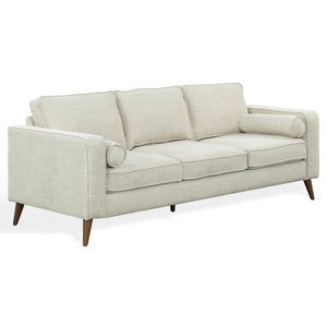 Robertson Chenille Three-Seat Sofa With Solid Wood Frame, Plush High-Density Cushions, Versatile Style
