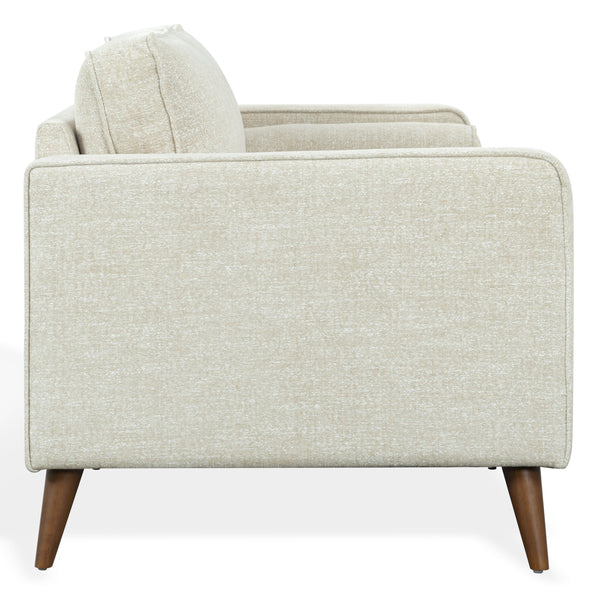Robertson Chenille Three-Seat Sofa With Solid Wood Frame, Plush High-Density Cushions, Versatile Style