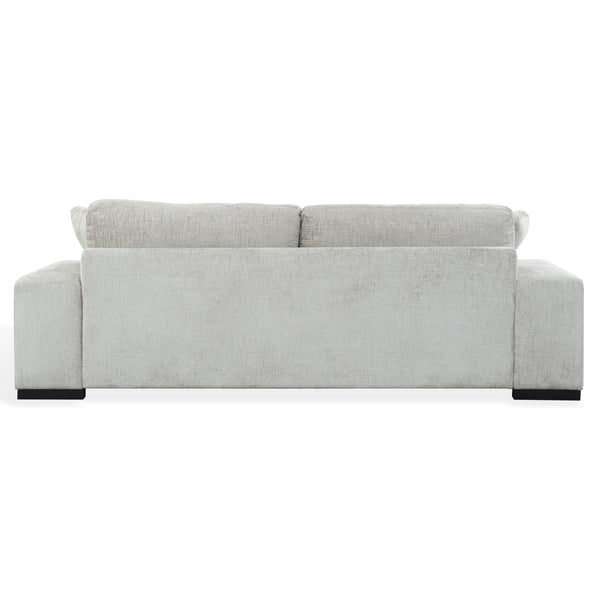 Oakleigh Chenille Sofa With Solid Wood Frame, High-Density Foam Cushions, Modern Neutral Appeal
