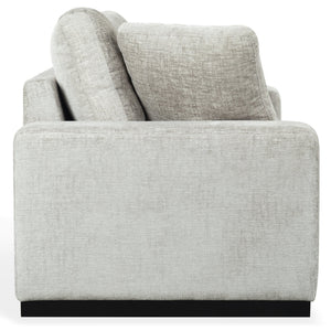 Oakleigh Chenille Sofa With Solid Wood Frame, High-Density Foam Cushions, Modern Neutral Appeal