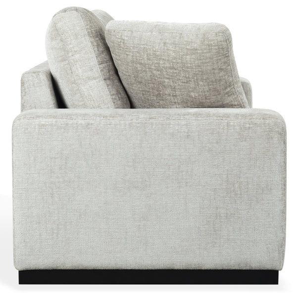 Oakleigh Chenille Sofa With Solid Wood Frame, High-Density Foam Cushions, Modern Neutral Appeal