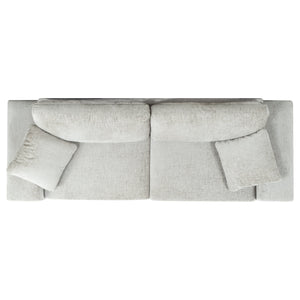 Oakleigh Chenille Sofa With Solid Wood Frame, High-Density Foam Cushions, Modern Neutral Appeal