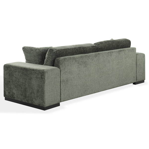 Oakleigh Chenille Sofa With Solid Wood Frame, High-Density Foam Cushions, Modern Neutral Appeal