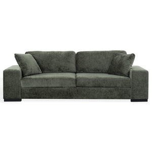 Oakleigh Chenille Sofa With Solid Wood Frame, High-Density Foam Cushions, Modern Neutral Appeal