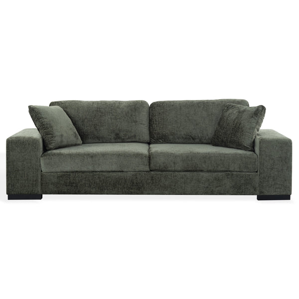 Oakleigh Chenille Sofa With Solid Wood Frame, High-Density Foam Cushions, Modern Neutral Appeal