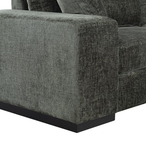Oakleigh Chenille Sofa With Solid Wood Frame, High-Density Foam Cushions, Modern Neutral Appeal