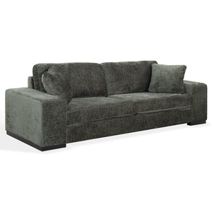 Oakleigh Chenille Sofa With Solid Wood Frame, High-Density Foam Cushions, Modern Neutral Appeal