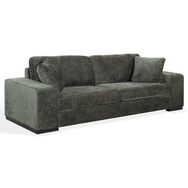 Oakleigh Chenille Sofa With Solid Wood Frame, High-Density Foam Cushions, Modern Neutral Appeal