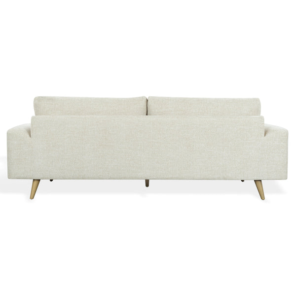 Nikolai Chenille Sofa With Solid Wood Frame, Plush High-Density Foam Cushions, Modern Elegance