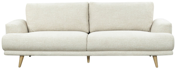 Nikolai Chenille Sofa With Solid Wood Frame, Plush High-Density Foam Cushions, Modern Elegance