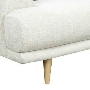 Nikolai Chenille Sofa With Solid Wood Frame, Plush High-Density Foam Cushions, Modern Elegance