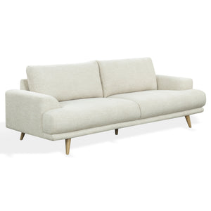 Nikolai Chenille Sofa With Solid Wood Frame, Plush High-Density Foam Cushions, Modern Elegance