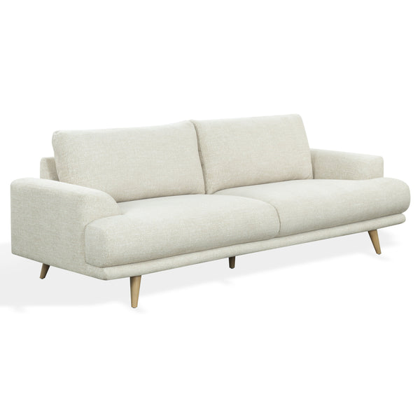 Nikolai Chenille Sofa With Solid Wood Frame, Plush High-Density Foam Cushions, Modern Elegance