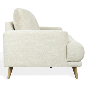 Nikolai Chenille Sofa With Solid Wood Frame, Plush High-Density Foam Cushions, Modern Elegance