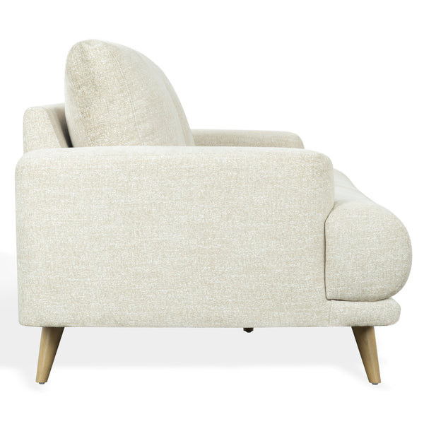 Nikolai Chenille Sofa With Solid Wood Frame, Plush High-Density Foam Cushions, Modern Elegance