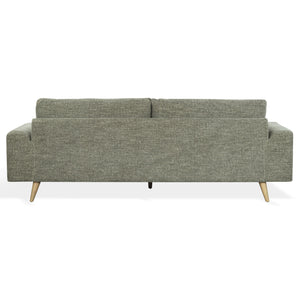 Nikolai Chenille Sofa With Solid Wood Frame, Plush High-Density Foam Cushions, Modern Elegance