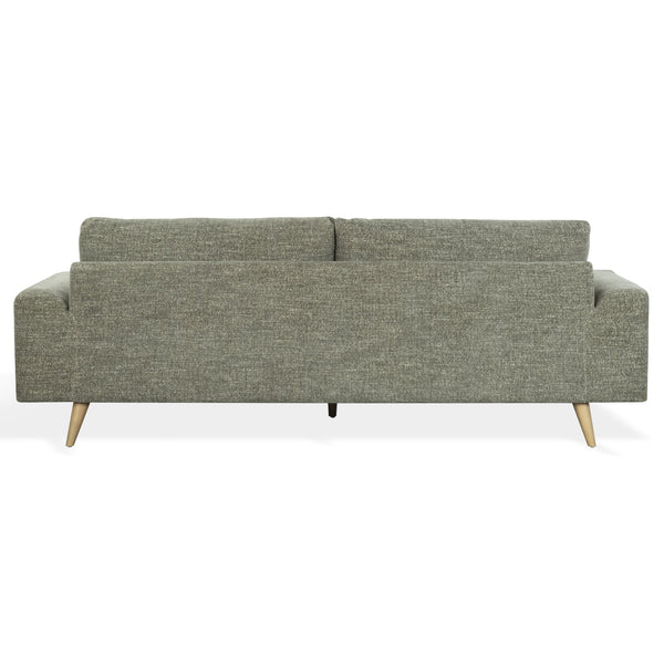 Nikolai Chenille Sofa With Solid Wood Frame, Plush High-Density Foam Cushions, Modern Elegance