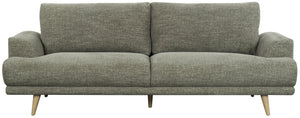 Nikolai Chenille Sofa With Solid Wood Frame, Plush High-Density Foam Cushions, Modern Elegance